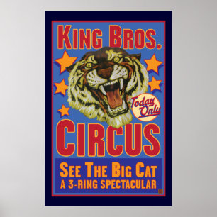 King Bros. Zirkus Poster