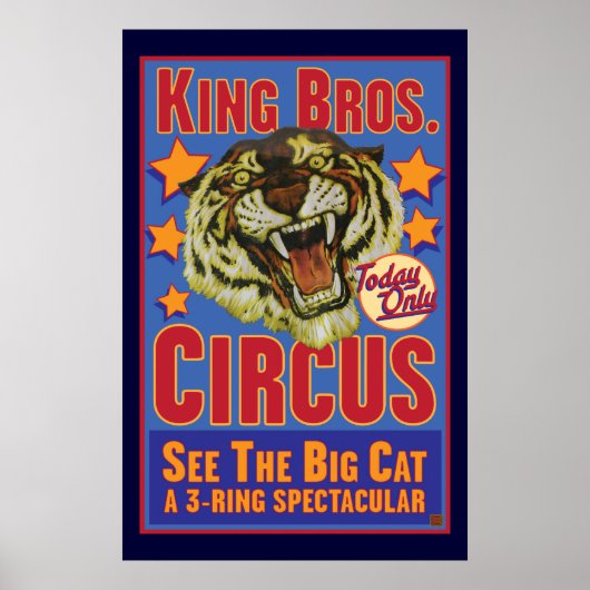 King Bros. Zirkus Poster (Vorne)