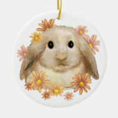 King Bunny Rabbit Keramikornament (Vorne)