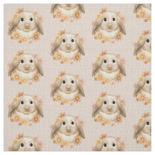 King Bunny Rabbit Stoff (Muster)