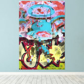 King CAB Der Engel Leinwanddruck (Insitu (Holzboden))