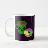 King Cake Donut und Kaffee Kaffeetasse (Links)