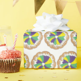 King Cake New Orleans NOLA Mardi Gras Geschenkpapier