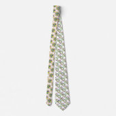 King Cake New Orleans NOLA Mardi Gras Krawatte (Rückseite)