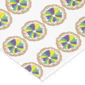 King Cake New Orleans NOLA Mardi Gras Mittelgroßer Tischläufer (Ecke)