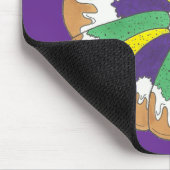 King Cake New Orleans NOLA Mardi Gras Mousepad (Ecke)