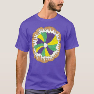 King Cake New Orleans NOLA Mardi Gras T-Shirt