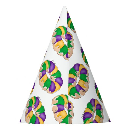 King Cake Party Hats Partyhütchen (Rückseite)