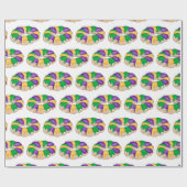 King Cake Wrapping Paper Geschenkpapier (Flach)