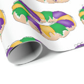 King Cake Wrapping Paper Geschenkpapier (Rolleneckpunkt)
