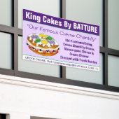 King Cakes von Batture Banner (Äußeres Gebäude)