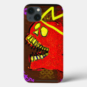 King Calavera Skull Geek NFT Art Case-Mate iPhone Hülle (Rückseite)