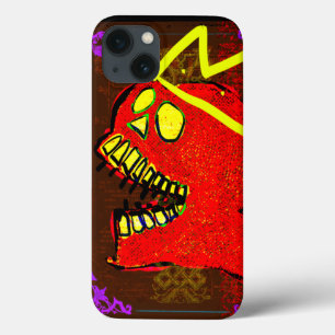 King Calavera Skull Geek NFT Art Case-Mate iPhone Hülle