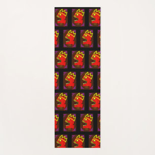 King Calavera Skull Geek NFT Art Yogamatte