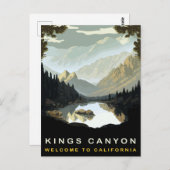 King Canyon, Kalifornien, Vintage Travel Postkarte (Vorne/Hinten)