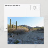 King Canyon Trail I Postkarte (Vorne/Hinten)