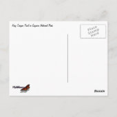 King Canyon Trail I Postkarte (Rückseite)