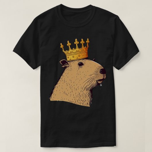 King Capybara 1 T-Shirt (Design vorne)
