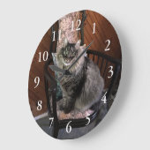King Cat Kimber nummerierte Wall-Uhr Große Wanduhr (Winkel)
