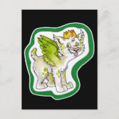 King Cat Postkarte (Vorderseite)