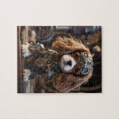 King Cavalier Spaniel Puppy Steampunked, Puzzle (Horizontal)