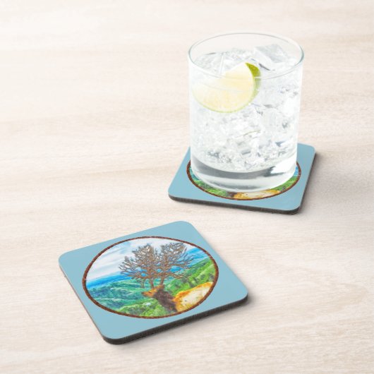 King Cervus Getränkeuntersetzer (Rechte Seite)