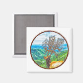 King Cervus Magnet (Vorderseite/Rückseite)