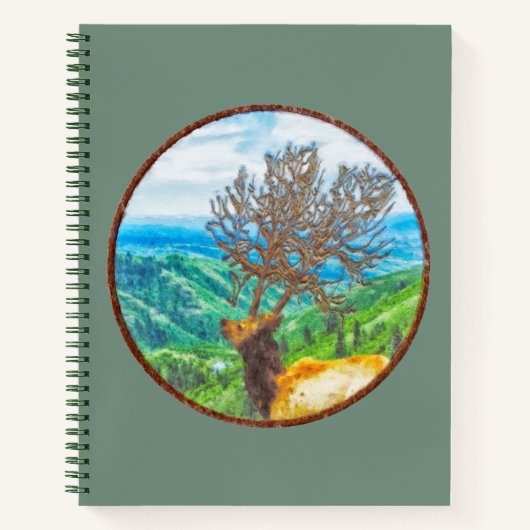 King Cervus Notizbuch (Vorderseite)