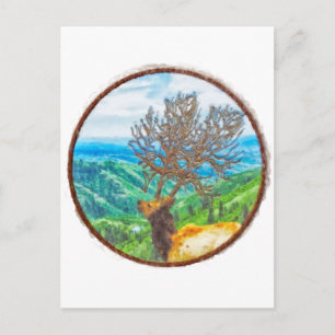 King Cervus Postkarte