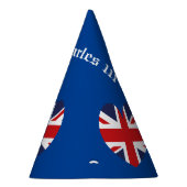 King Charles 111 Crown Royal England Flag Partyhütchen (Rechts)