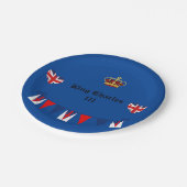 King Charles 111 Crown Royal Pappteller (Schrägansicht)