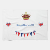 King Charles 111 Crown Royalty Geschirrtuch (Horizontal)