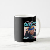 King Charles 3. - Retro ästhetisches Lüfterdesign Kaffeetasse (VorderseiteRechts)