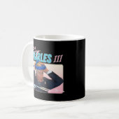 King Charles 3. - Retro ästhetisches Lüfterdesign Kaffeetasse (Vorderseite Links)