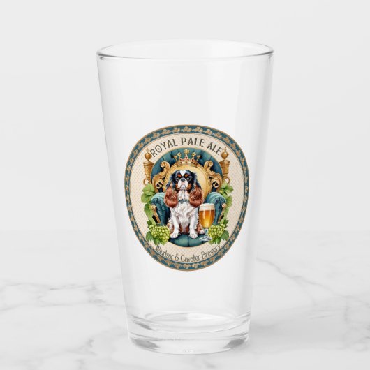 King Charles Beer Glass Glas (Vorderseite)