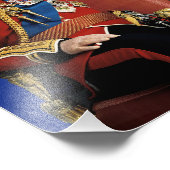 King Charles Blows britisches Spiel Fotodruck (Ecke)