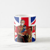 King Charles Blows britisches Spiel Kaffeetasse (Mittel)