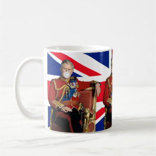 King Charles Blows britisches Spiel Kaffeetasse