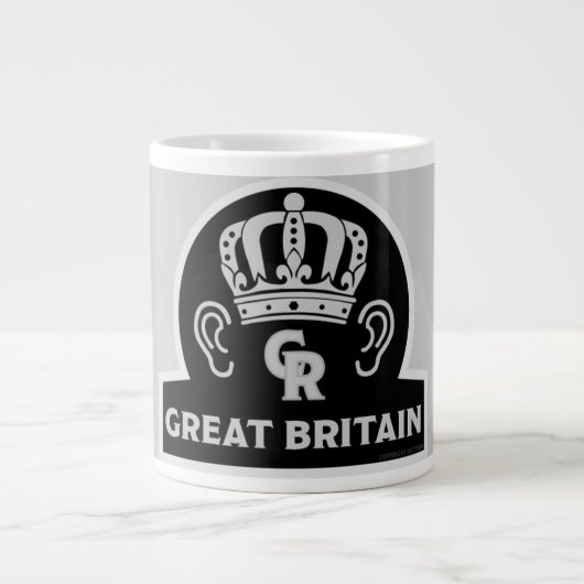 King Charles British Royal Crown Coffee Tasse (Vorderseite)