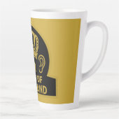 King Charles British Royal Crown Large Coffee Tass Milchtasse (Rechts)