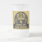 King Charles British Royal Crown Mattglas Bierglas (Mittel)