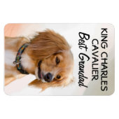 King Charles Cavalier Best Grandad Magnet (Horizontal)