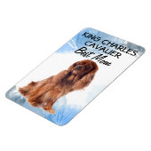 King Charles Cavalier Best Mama Magnet (Linke Seite)