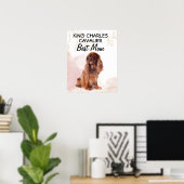 King Charles Cavalier Best Mama Poster (Heimbüro)