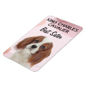 King Charles Cavalier Best Sister Magnet (Linke Seite)