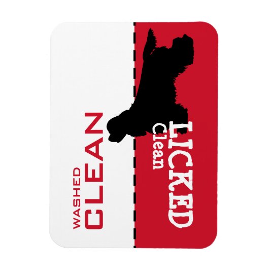 King Charles Cavalier Clean Geschirrspüler Magnet (Vertikal)