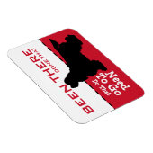 King Charles Cavalier Cocker Go Potty Magnet (Rechte Seite)