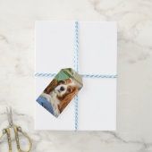 King Charles Cavalier Gift Tag Geschenkanhänger (Mit Garn)
