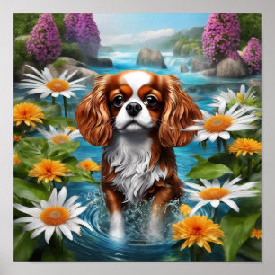 King Charles Cavalier Poster