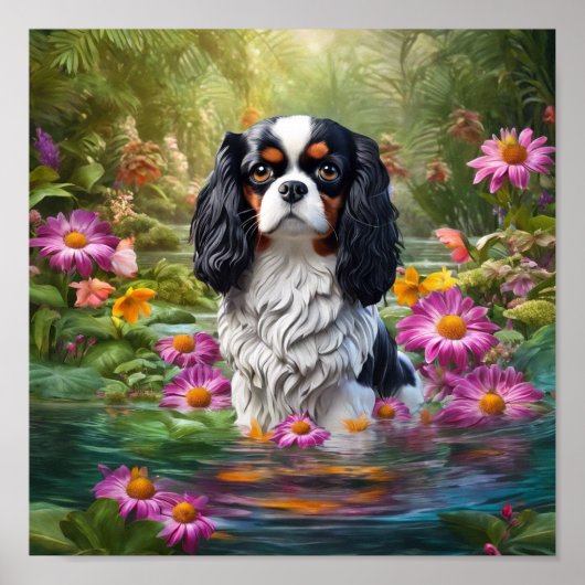 King Charles Cavalier Poster (Vorne)
